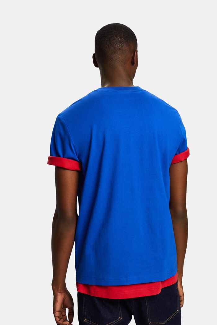 Logowany T-shirt, unisex, BRIGHT BLUE, detail image number 2
