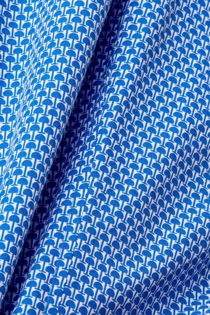 Koszula o fasonie slim fit ze wzorem na całej powierzchni, BLUE, detail image number 5