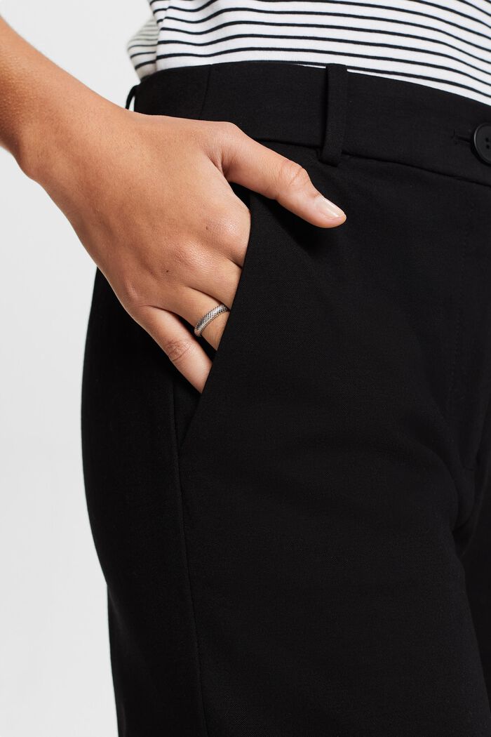 Proste spodnie SPORTY PUNTO mix & match, BLACK, detail image number 4