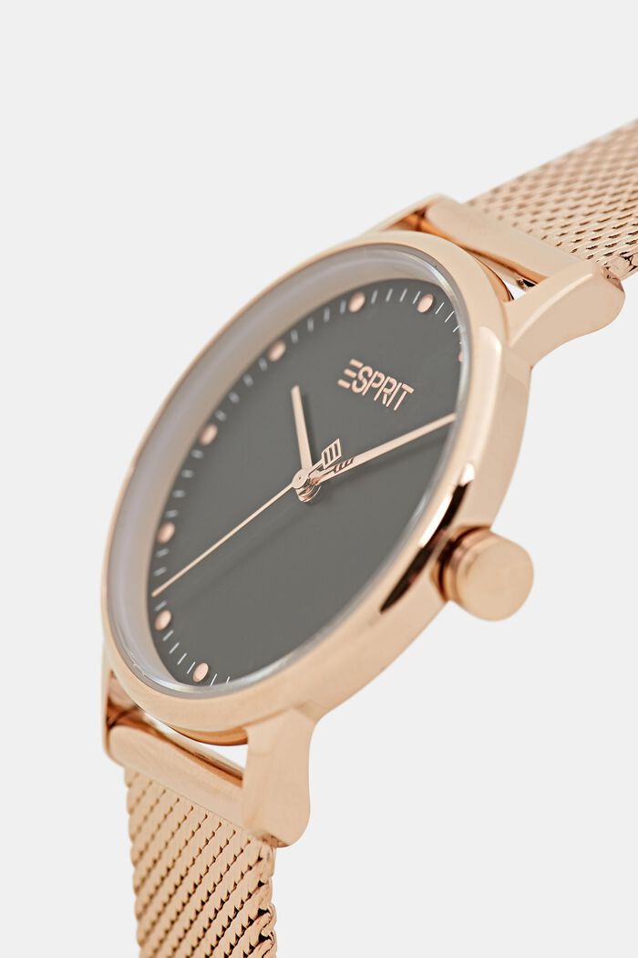 Zestaw: zegarek i bransoletki do wymiany, ROSE GOLD, detail image number 1