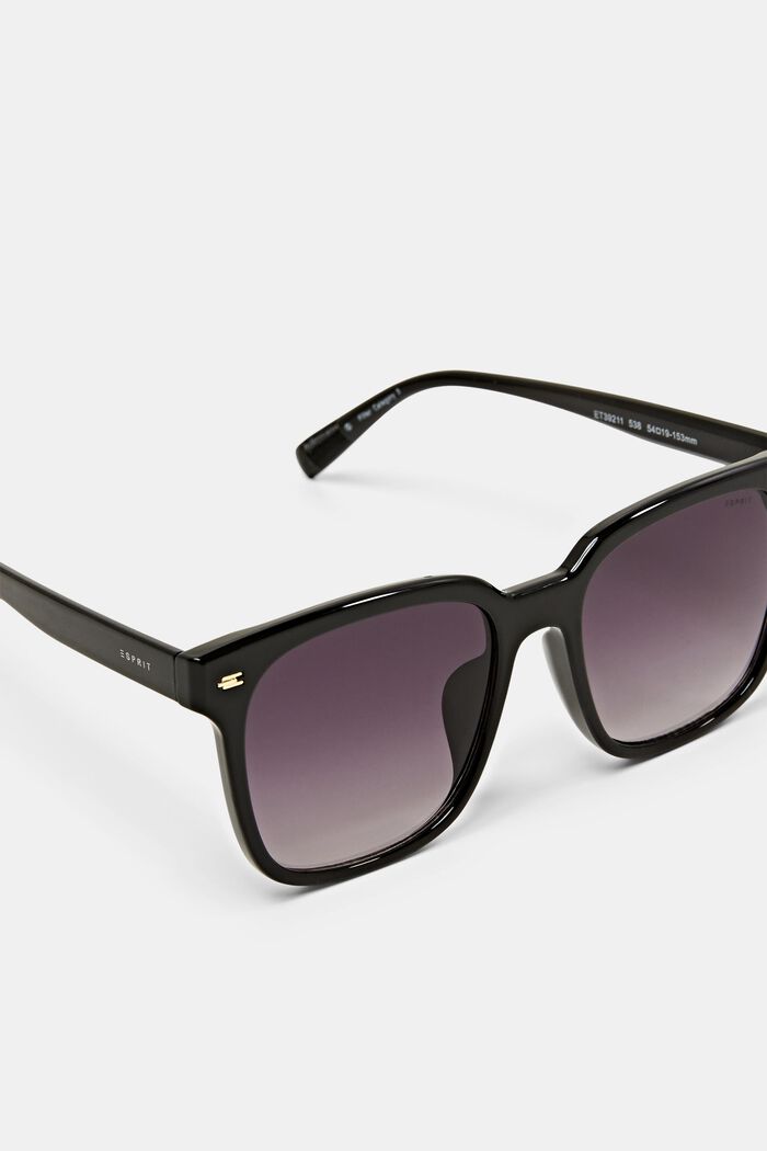 Lekkie okulary przeciwsłoneczne z acetatu, BLACK, detail image number 3