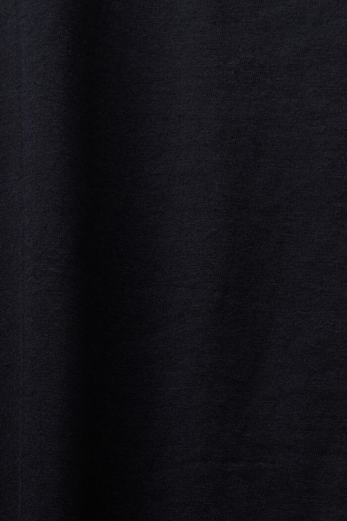 T-shirt z okrągłym dekoltem, BLACK, detail image number 4