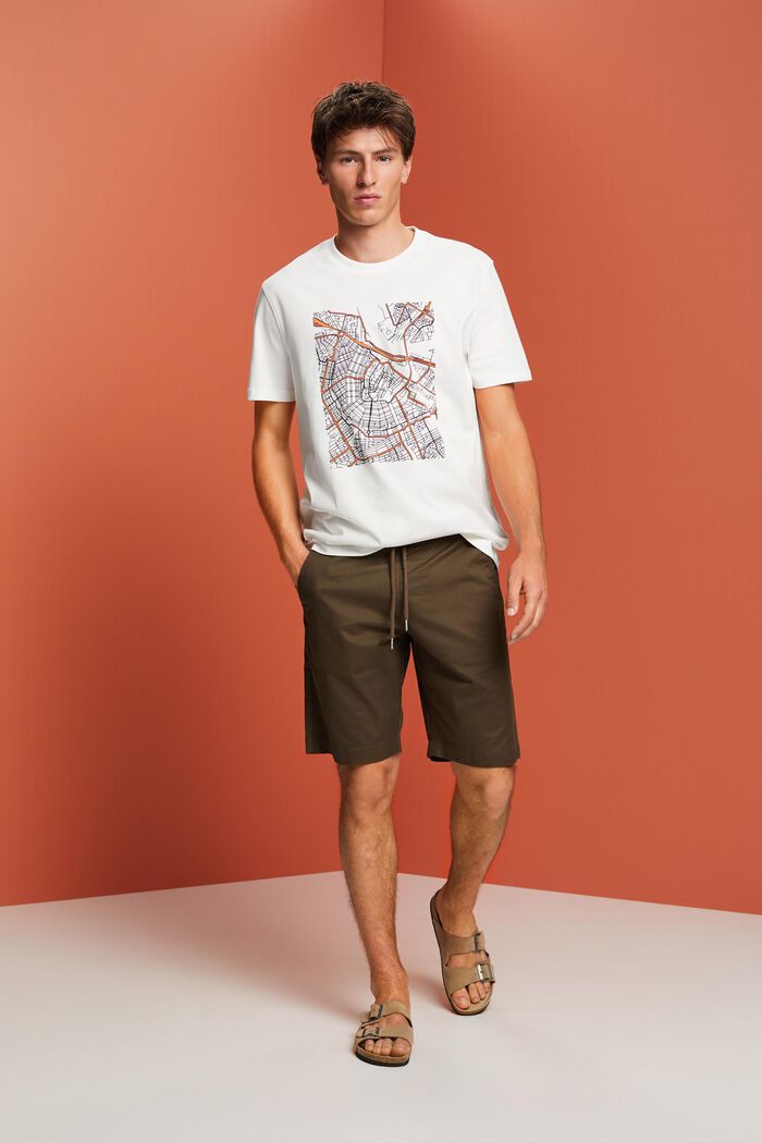Dżersejowy T-shirt z nadrukiem, ICE, detail image number 4