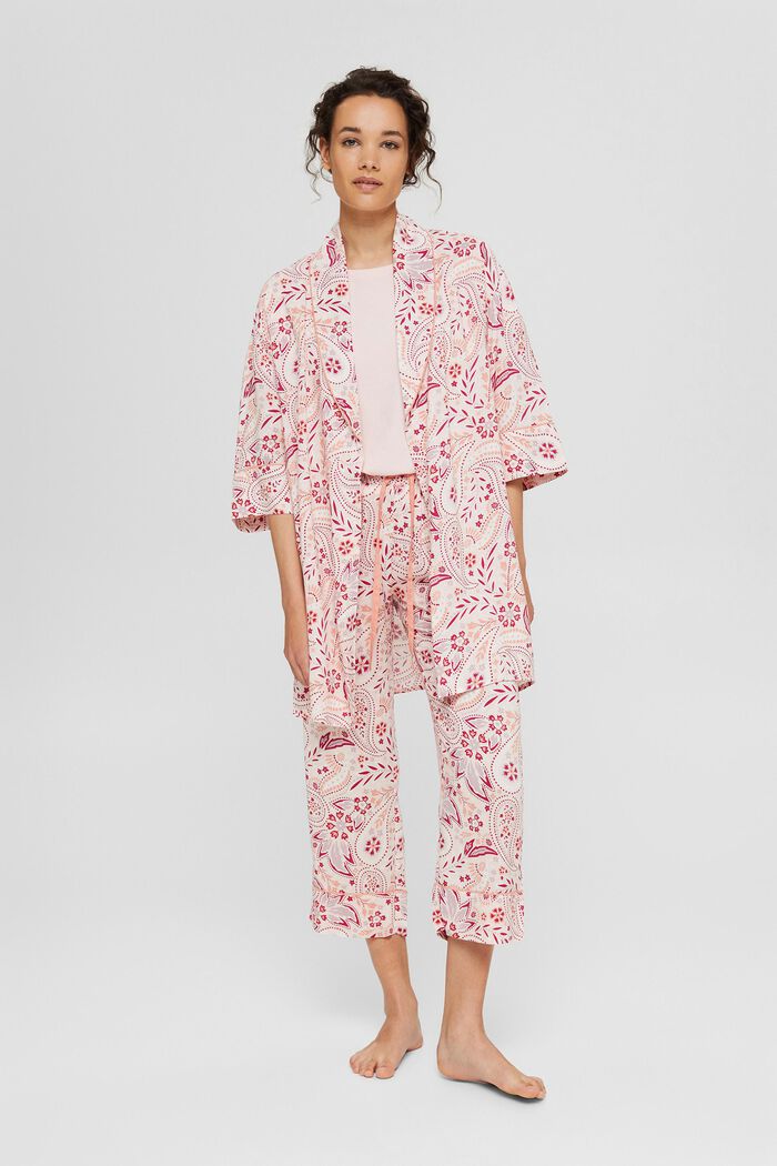 Kimono z LENZING™ ECOVERO™, LIGHT PINK, detail image number 0