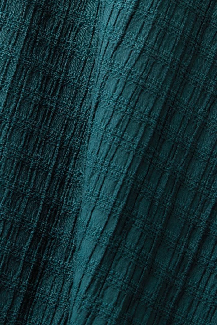Marszczona spódnica midi, EMERALD GREEN, detail image number 5