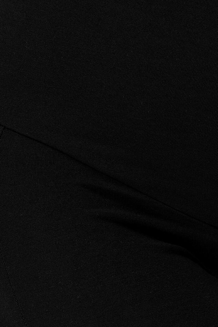Bluzka z długim rękawem dla matek karmiących, LENZING™ ECOVERO™, BLACK, detail image number 4