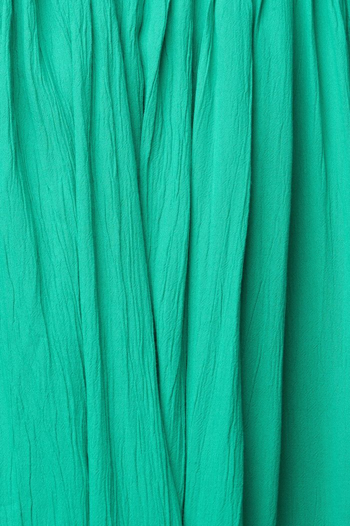 Sukienka mini z falbaną na dole, LENZING™ ECOVERO™, GREEN, detail image number 1