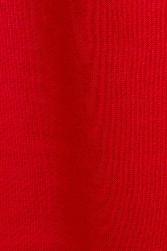 Bawełniane spodnie dresowe w paski, RED, detail image number 5