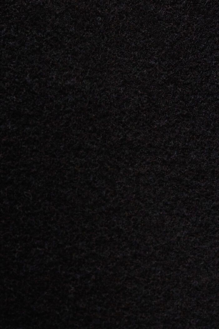 Płaszcz z mieszanki wełnianej, BLACK, detail image number 5