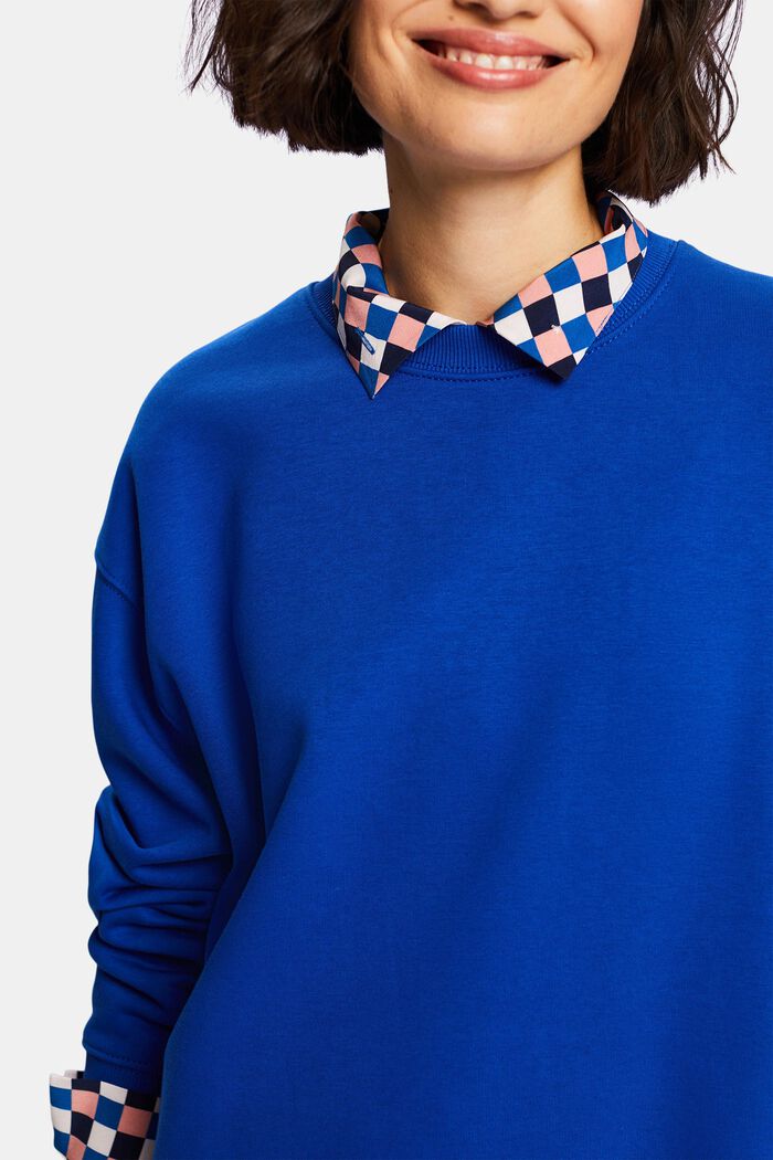 Bluza z mieszanki bawełnianej, BRIGHT BLUE, detail image number 3