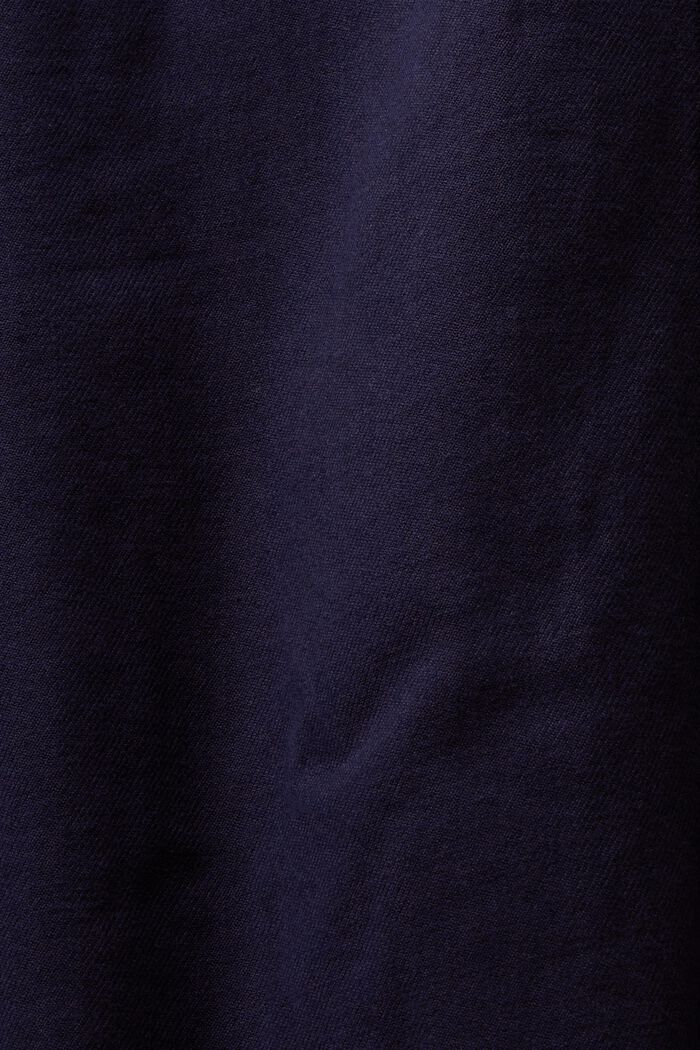 Koszula z diagonalu, fason regular fit, NAVY, detail image number 5