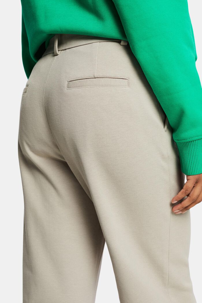 Szerokie spodnie z bawełną ekologiczną, LIGHT GREY, detail image number 2