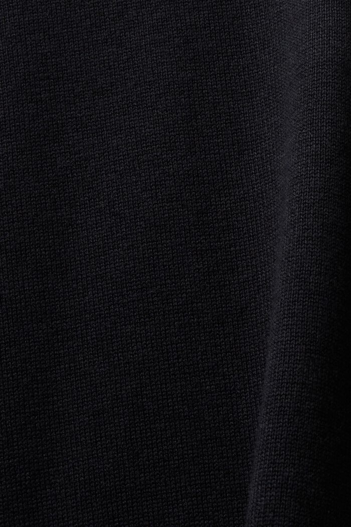 Sweter z okrągłym dekoltem, ANTHRACITE, detail image number 5