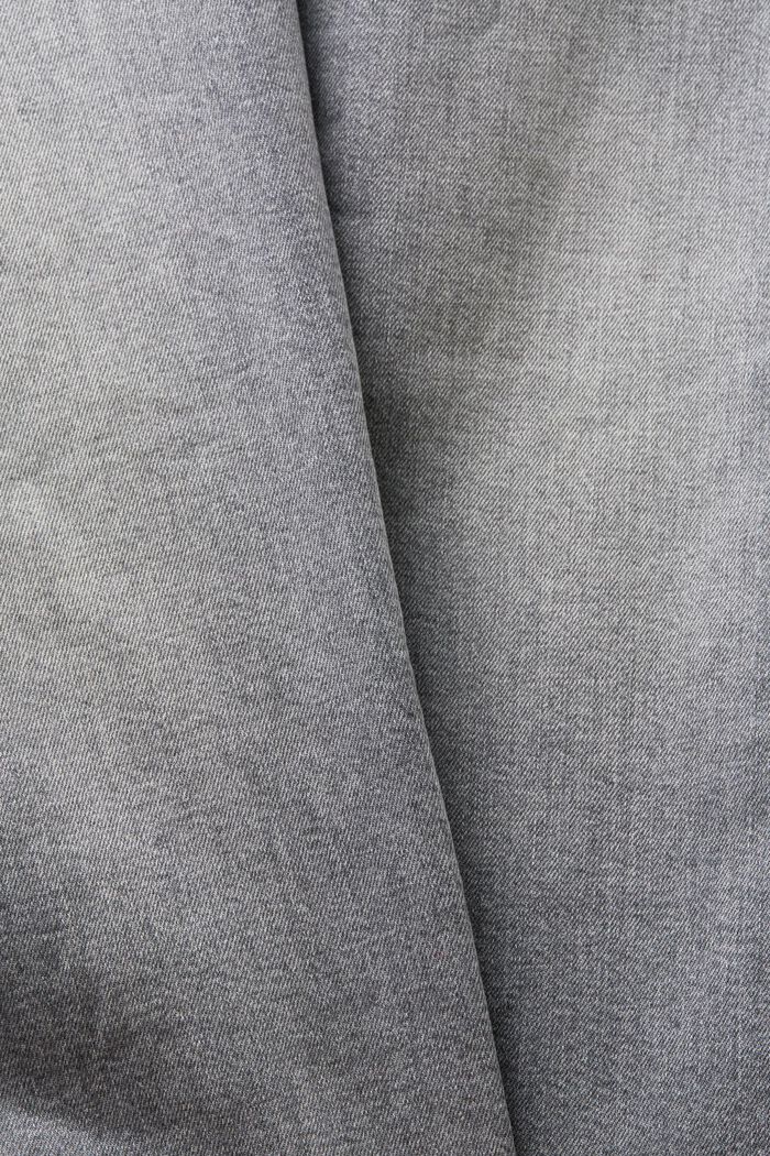 Zwężane, dopasowane dżinsy ze średnim stanem, GREY MEDIUM WASHED, detail image number 5