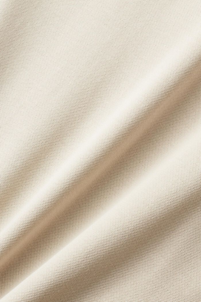 Dwukolorowa koszulka polo, LIGHT TAUPE, detail image number 4