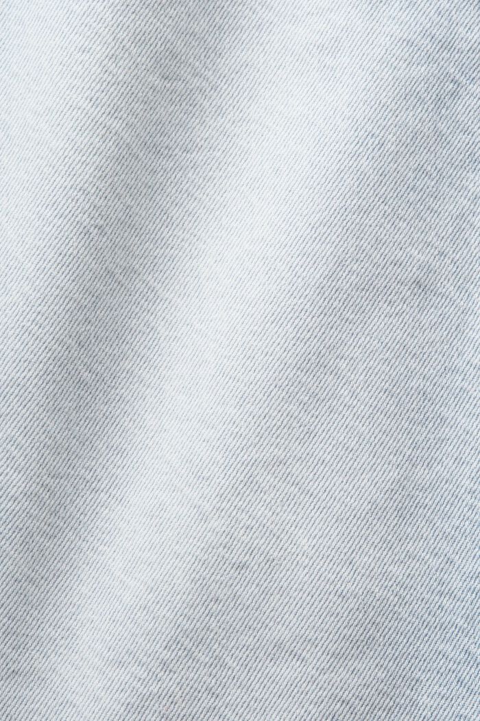 Szorty retro z prostymi nogawkami, BLUE LIGHT WASHED, detail image number 5