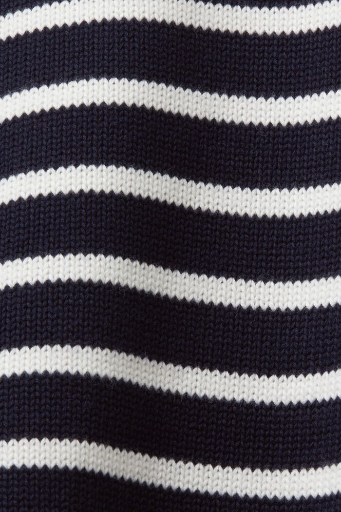 Sweter w paski, 100% bawełna, NAVY, detail image number 5
