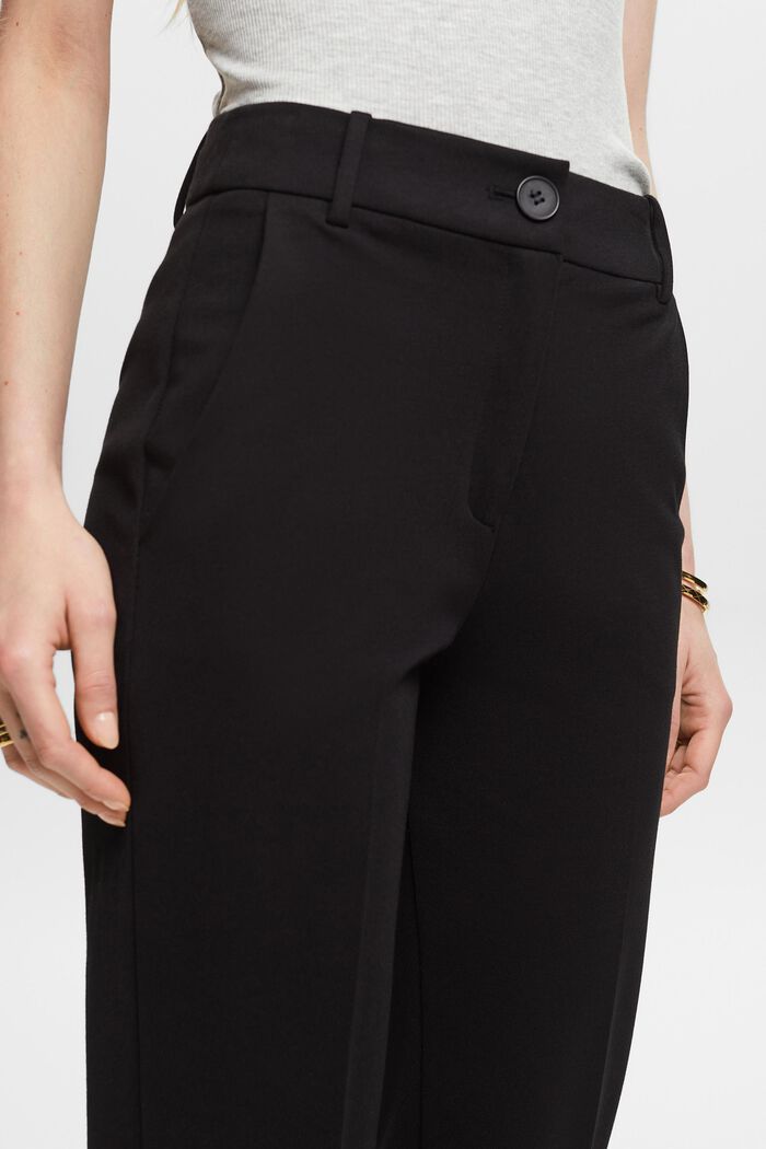 Zwężane spodnie SPORTY PUNTO mix & match, BLACK, detail image number 4