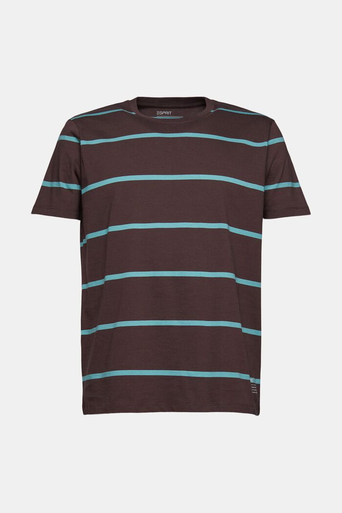 Jerseyowa koszulka w 100% z bawełny, DARK BROWN, detail image number 5