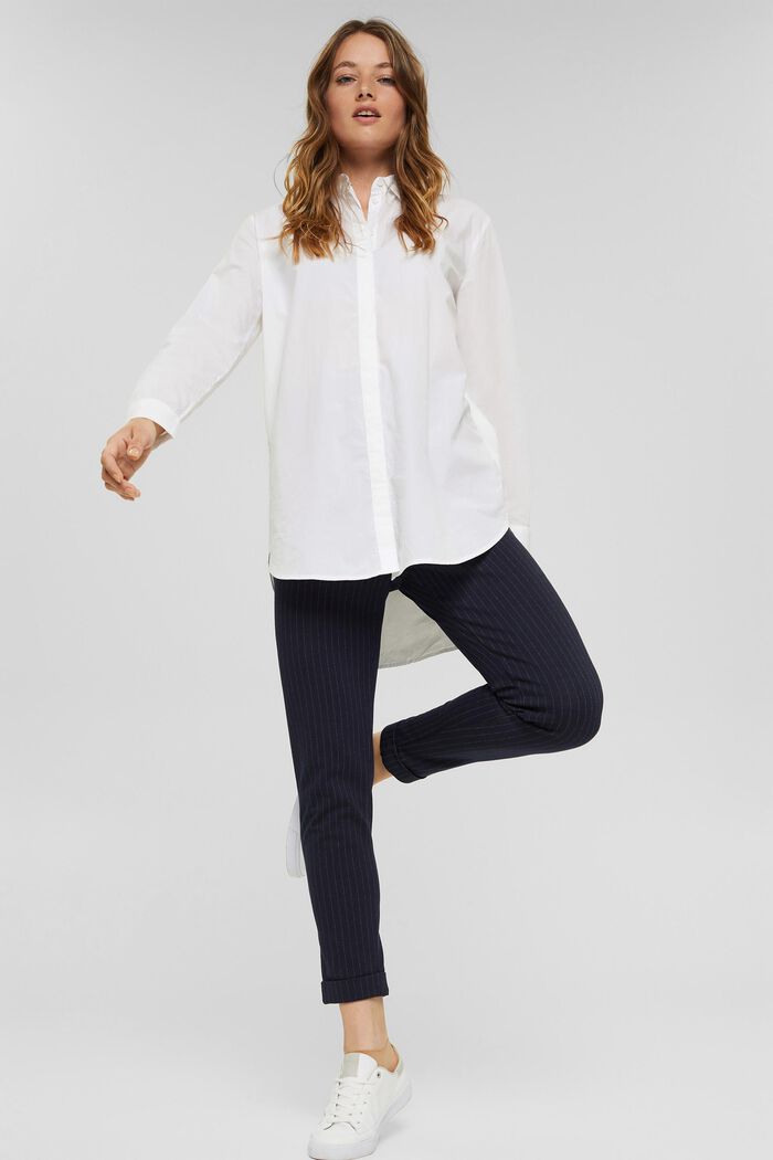 Długa bluzka, 100% bawełny organicznej, WHITE, detail image number 5