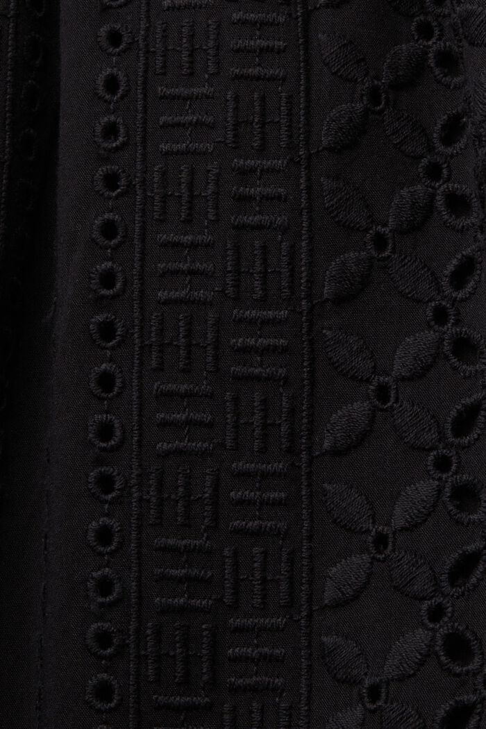 Haftowana spódnica, LENZING™ ECOVERO™, BLACK, detail image number 5