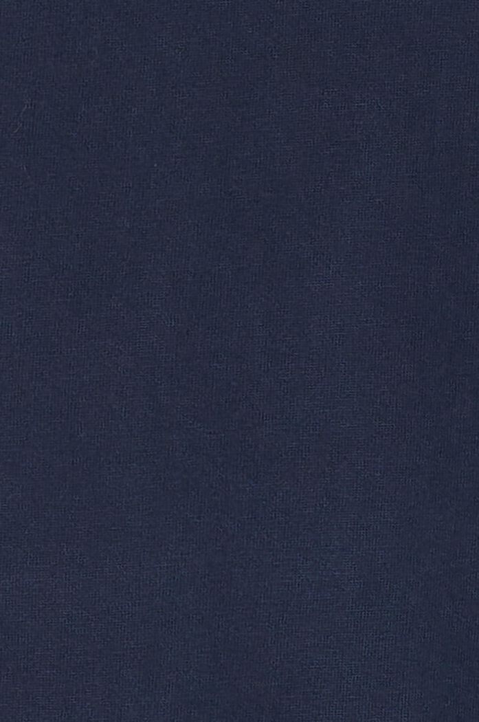 Bawełniany T-shirt z haftem angielskim, NIGHT SKY BLUE, detail image number 3