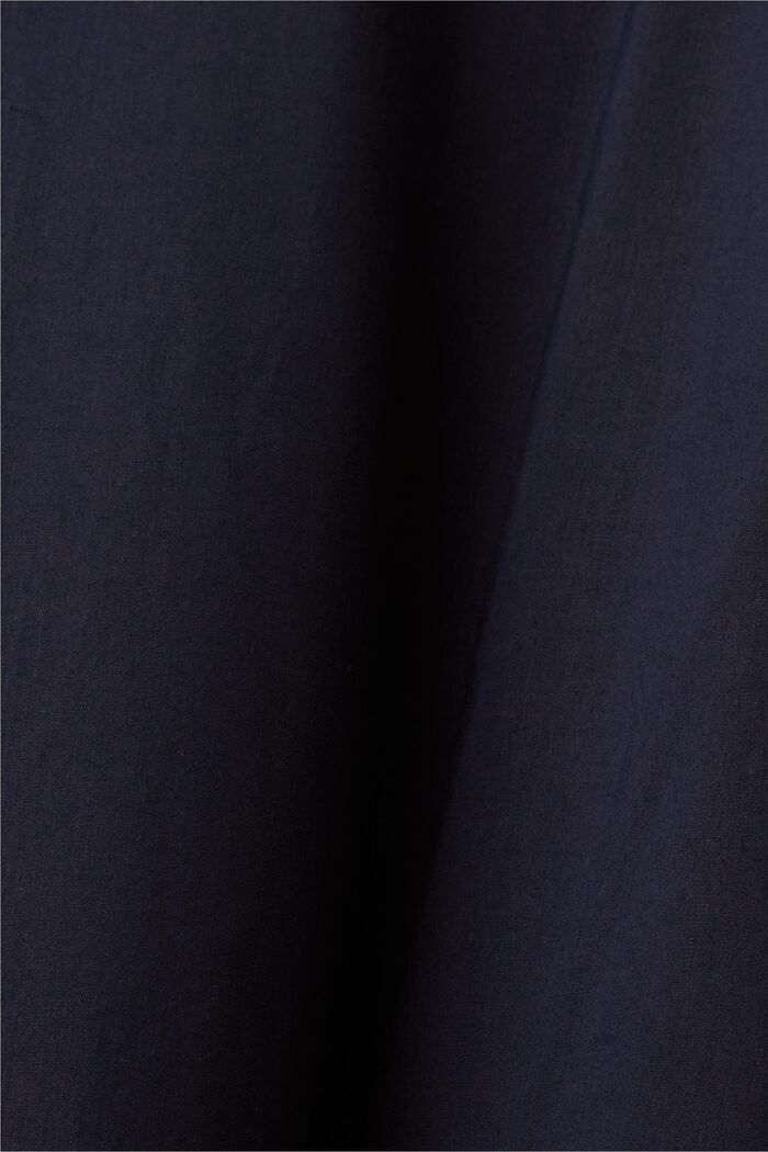 Bluza z zamkiem do połowy z różnych materiałów, NAVY, detail image number 4