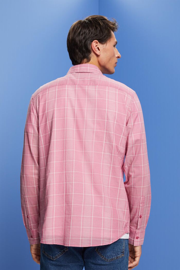 Lekka koszula w kratkę, 100% bawełny, DARK PINK, detail image number 3