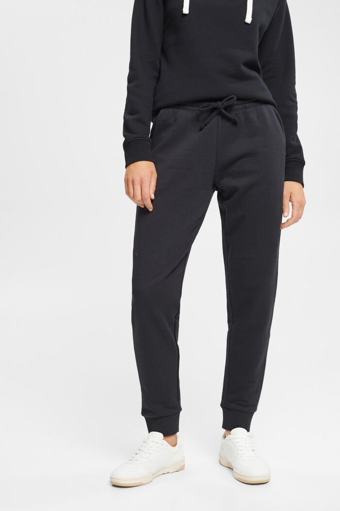 Spodnie w stylu joggersów, BLACK, overview