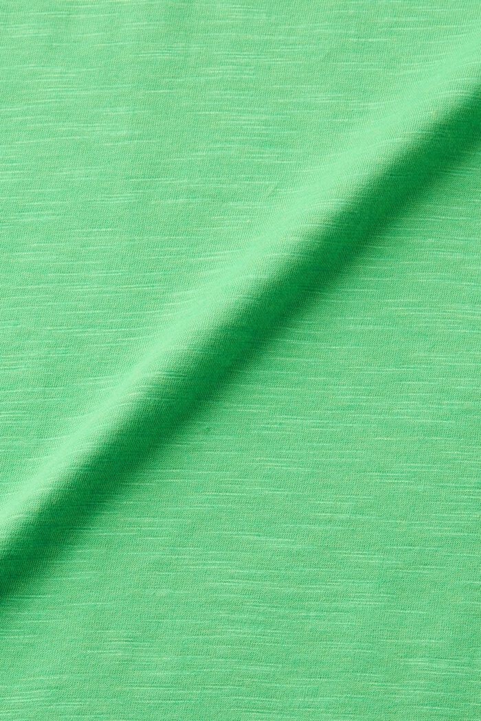 T-shirt z rolowanym brzegiem, GREEN, detail image number 5