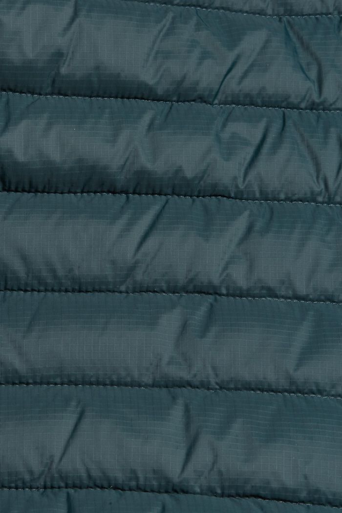 Z recyklingu: pikowana kurtka z ociepleniem 3M™ Thinsulate™, TEAL BLUE, detail image number 4