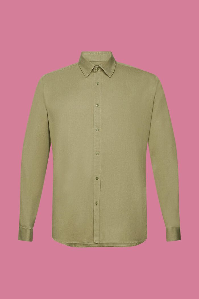 Koszula, fason slim fit, LIGHT KHAKI, detail image number 5