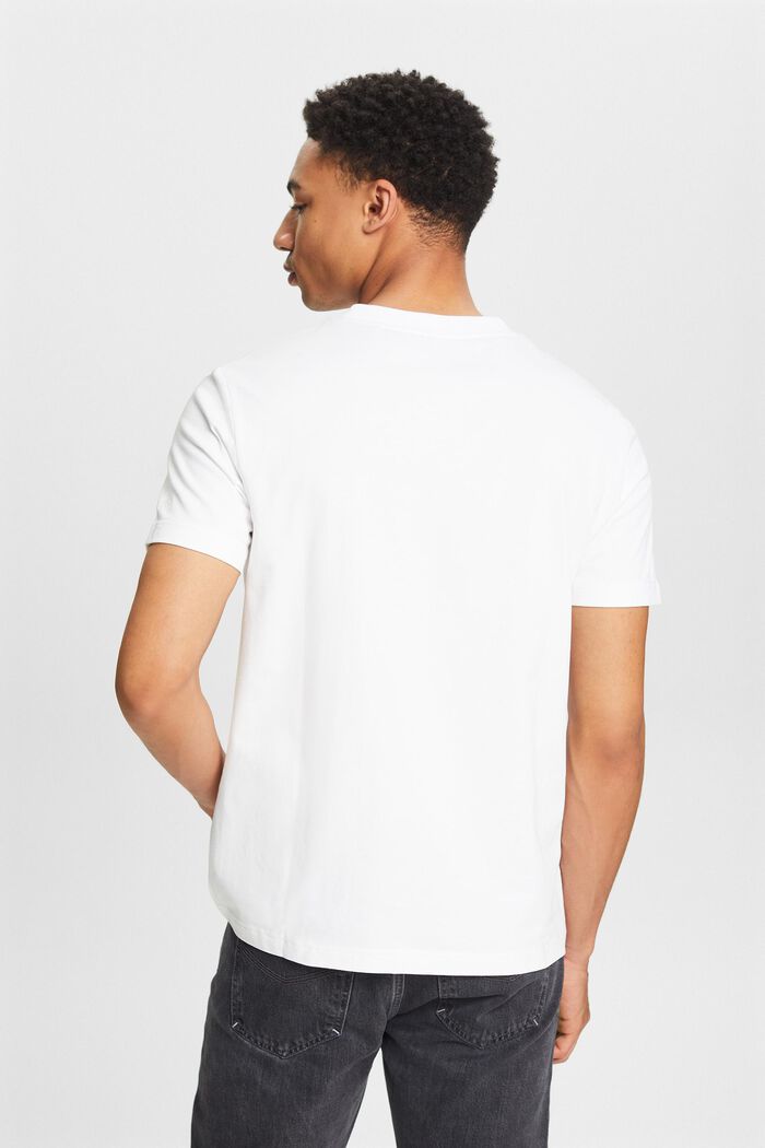 T-shirt z dżerseju z bawełny organicznej, unisex, WHITE, detail image number 2