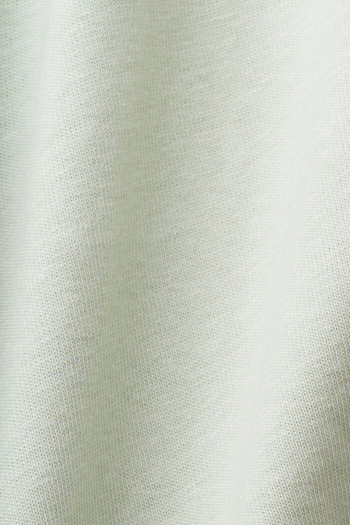 Dżersejowa koszulka polo, mieszanka bawełniana, PASTEL GREEN, detail image number 4