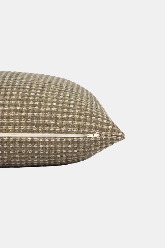 Poszewka na poduszkę z tkaniny bouclé, GREEN, detail image number 2