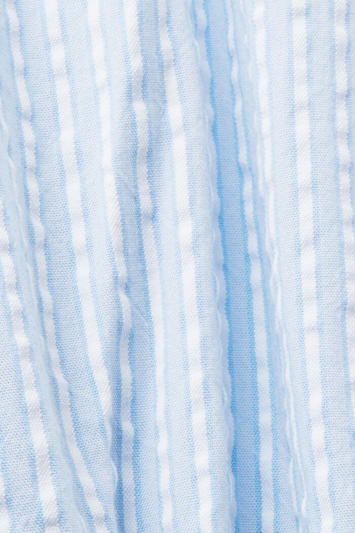 Sukienka midi z paskiem, mieszanka bawełniana, LIGHT BLUE, detail image number 5