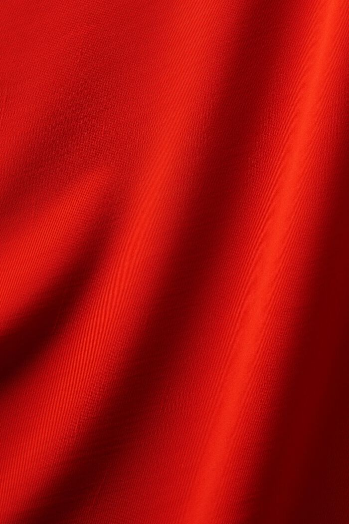 Bluzka z długim rękawem i półgolfem, RED, detail image number 5