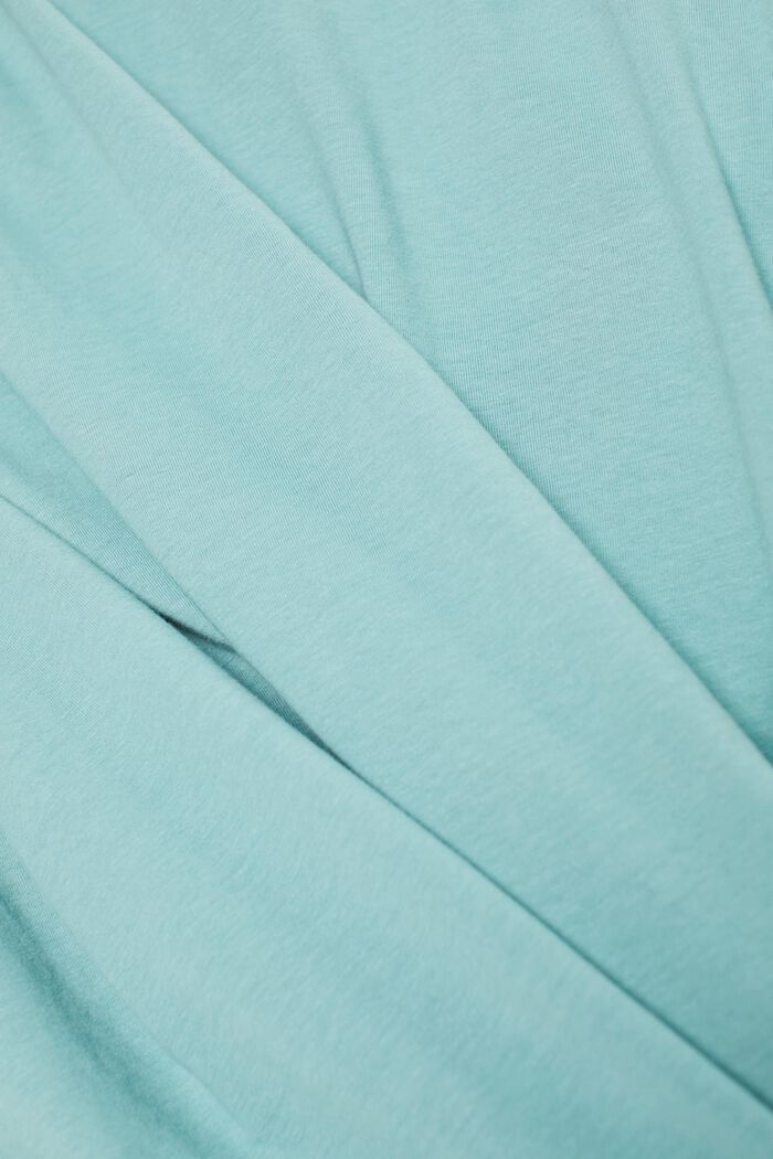 Bawełniana piżama z krótkimi spodenkami, TEAL GREEN, detail image number 5