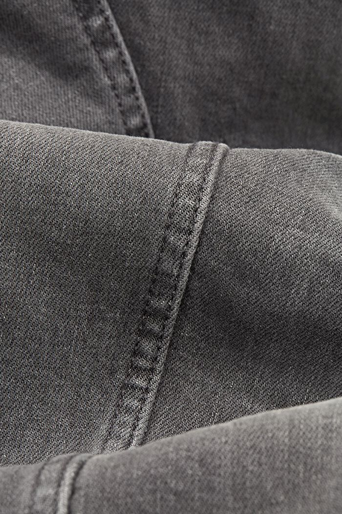 Elastyczne dżinsy z bawełną organiczną, GREY MEDIUM WASHED, detail image number 6