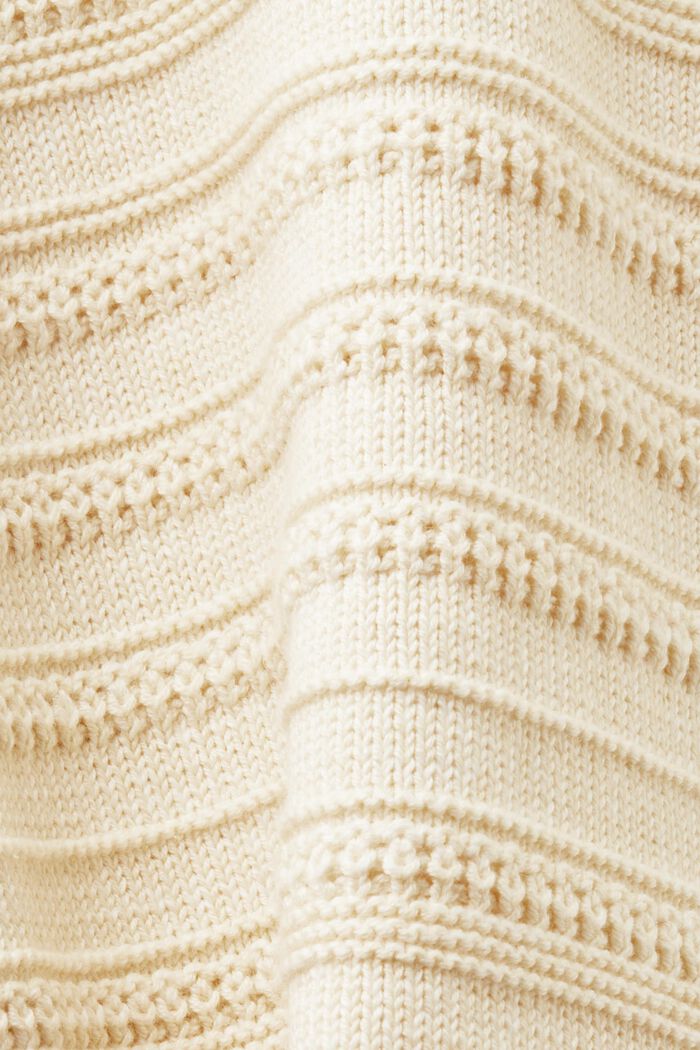Fakturalny sweter z bawełny, ICE, detail image number 5