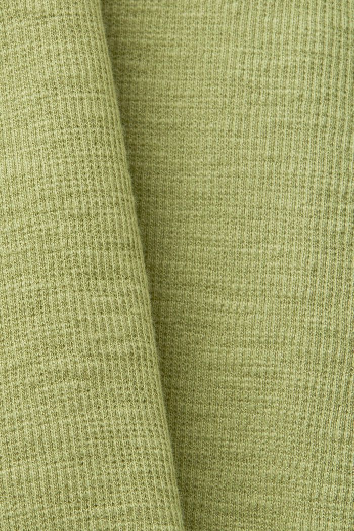 T-shirt z ażurowymi rękawami, PISTACHIO GREEN, detail image number 5