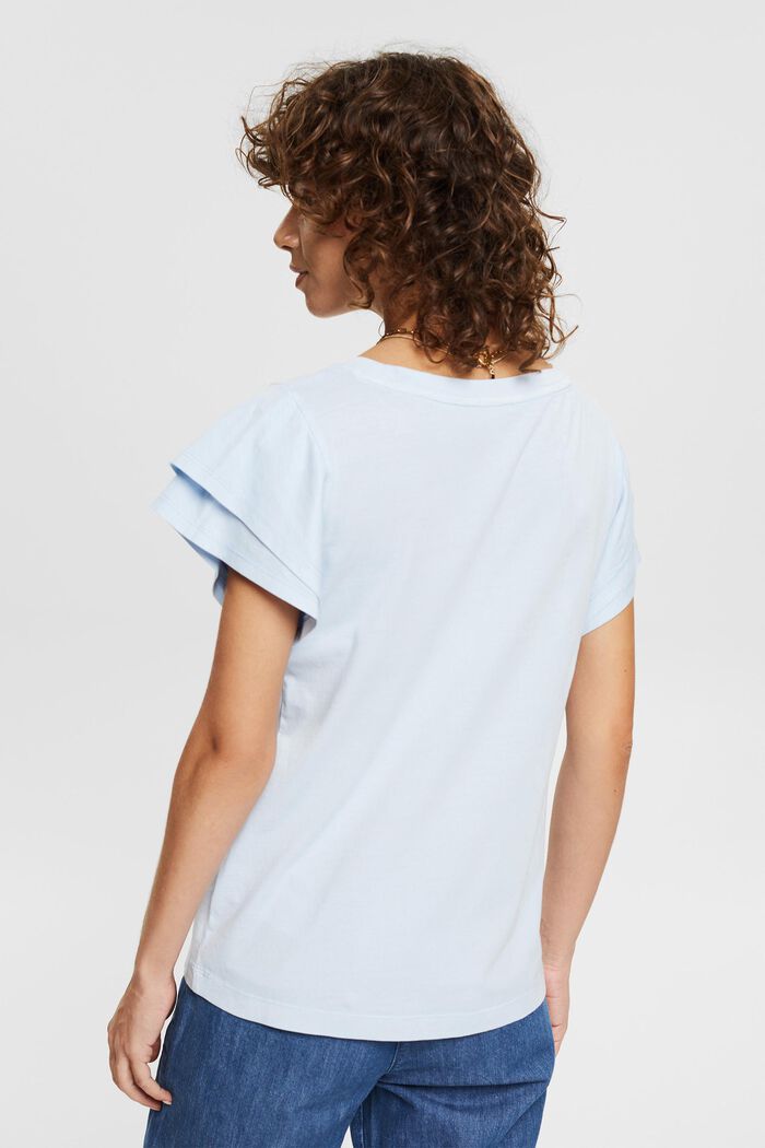 T-shirt, 100% bawełny organicznej, LIGHT BLUE, detail image number 3