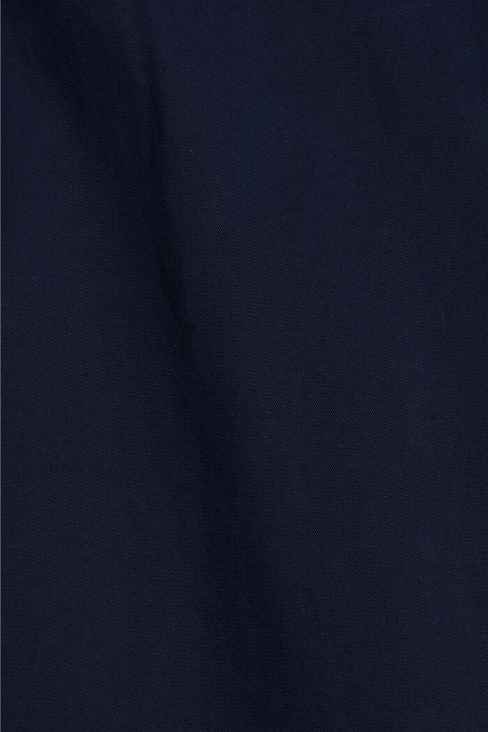 Spodnie chino z bawełny ekologicznej z brelokiem, NAVY, detail image number 4