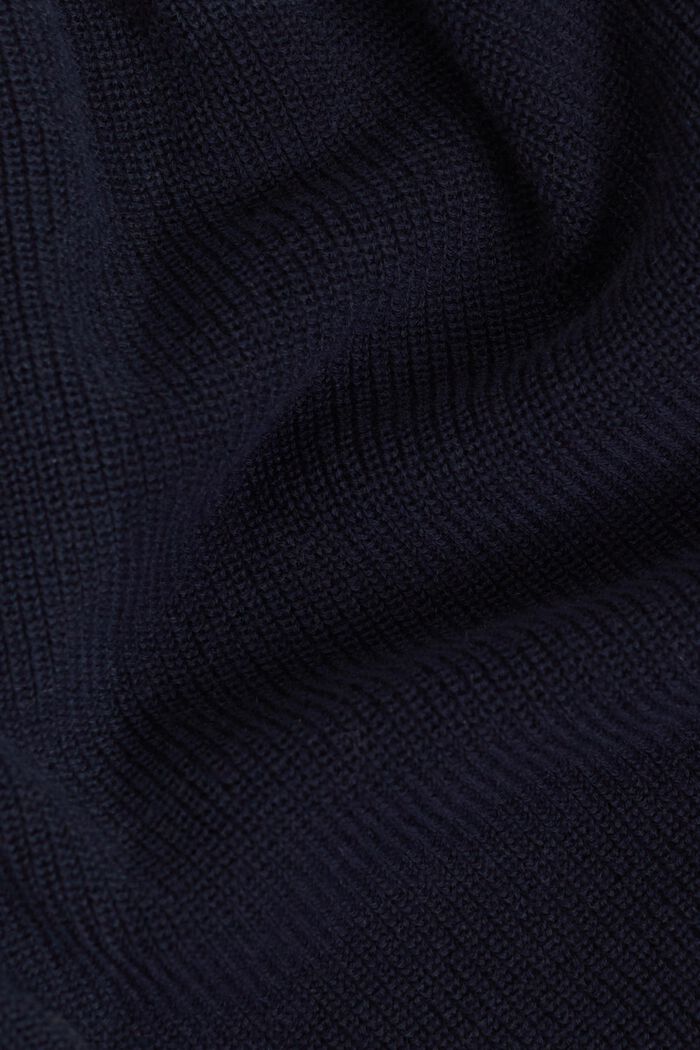Sweter z golfem i rękawami à la nietoperz, NAVY, detail image number 5