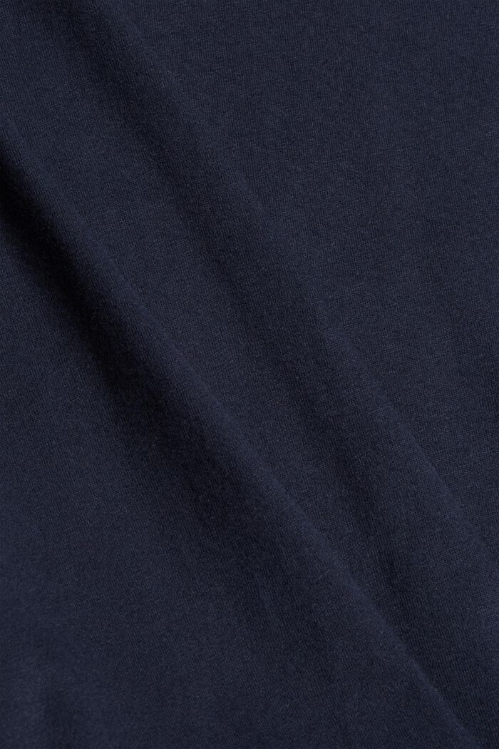 Koszula nocna z jerseyu ze 100% bawełny ekologicznej, NAVY, detail image number 4