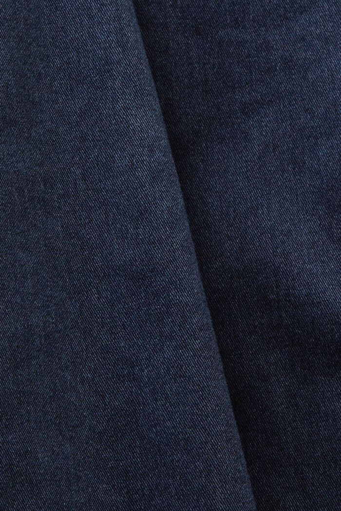 Sukienka midi na szelkach z bawełnianego twillu, NAVY, detail image number 4