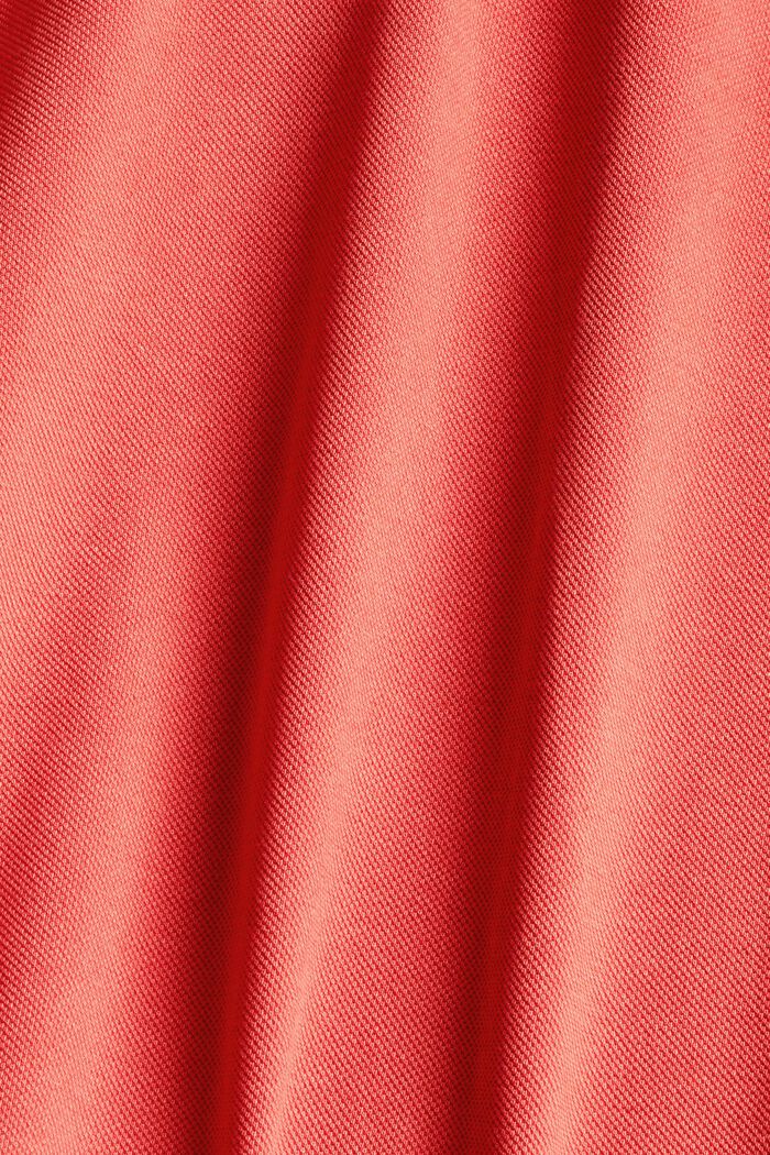 Koszulka polo, 100% bawełny organicznej, RED ORANGE, detail image number 5
