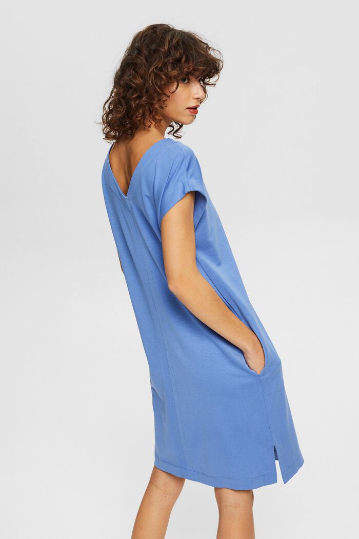 Z włóknem TENCEL™: dżersejowa sukienka do kolan, LIGHT BLUE LAVENDER, detail image number 2