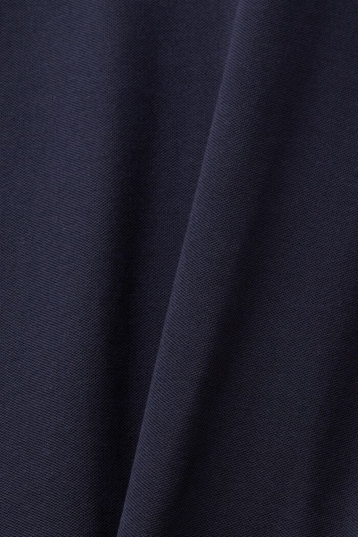 Koszulka polo z piki bawełnianej, slim fit, NAVY, detail image number 5