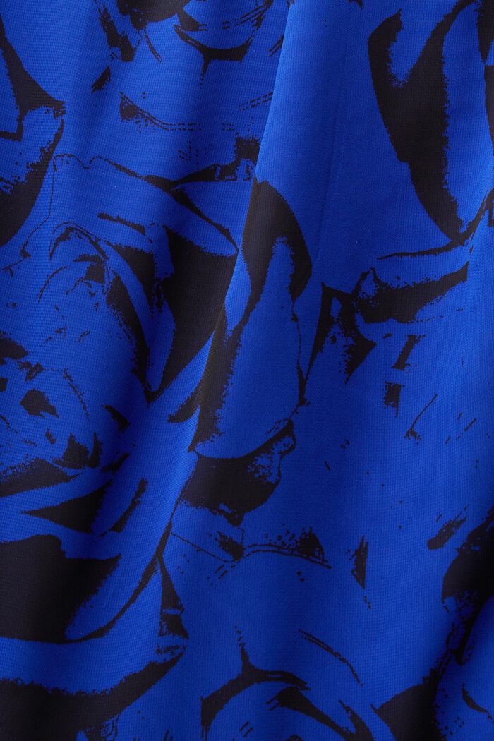 Szyfonowa sukienka midi z nadrukiem, BRIGHT BLUE, detail image number 5